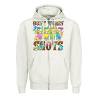 Oatmeal Heather dont worry ive had both my shots Zipper Hoodie - texasbilliewilder
