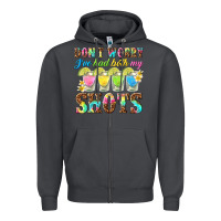 Smoke dont worry ive had both my shots Zipper Hoodie - texasbilliewilder