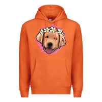 Carrot jack russel floral kopyası Premium Hoodie - Jasminsmagicworld