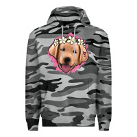 Slate Camo jack russel floral kopyası Premium Hoodie - Jasminsmagicworld