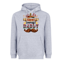 Heather Grey nacho average daddy Heavyweight Hoodie - HRA Design Shop