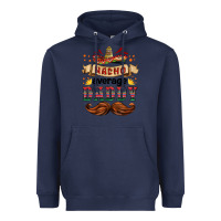 Navy nacho average daddy Heavyweight Hoodie - HRA Design Shop