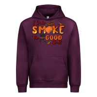 Mauve Wine i only smoke the good stuff Urban Hoodie - MaliasSmallBusiness