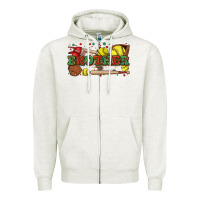 Oatmeal Heather brother softball Zipper Hoodie - Zillion Design Studio