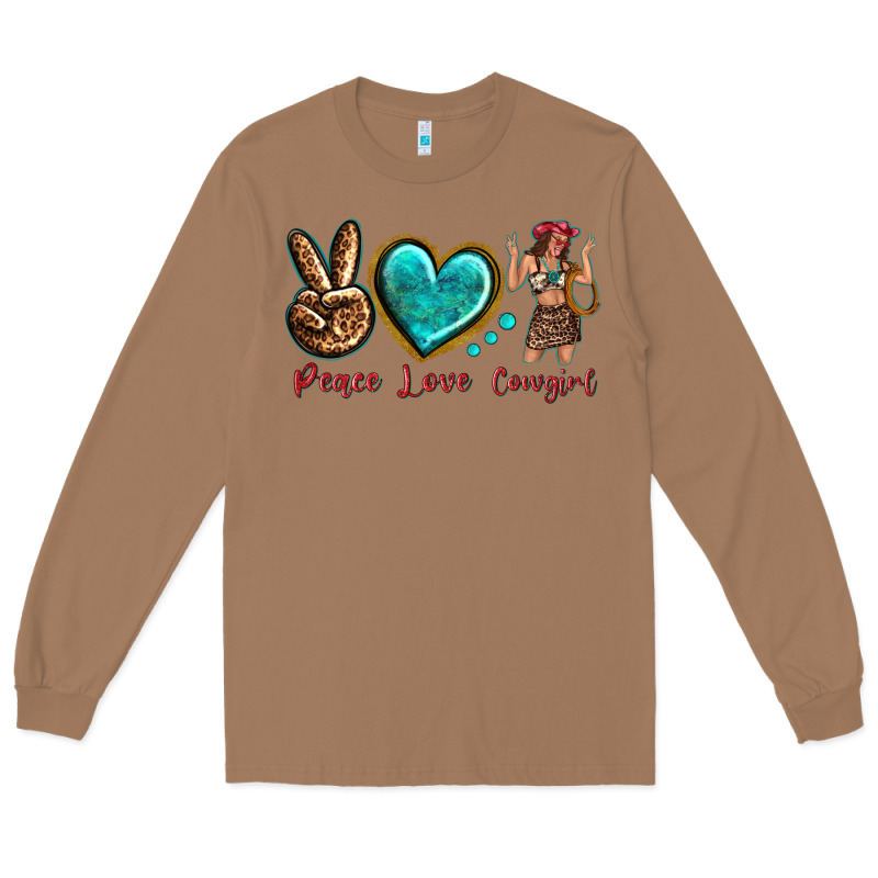 Peace Love Cowgirl Long Sleeve Tee by texasbilliewilder | Teevron