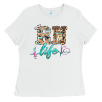 White western nurse rn  life Ladies Tee - BarkalooDesign