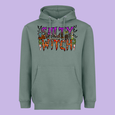 Salty Witch Heavyweight Hoodie Designed By Racoondesign