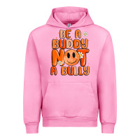 Fuchsia Pink be a buddy not a bully Urban Hoodie - MaliasSmallBusiness