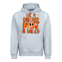 Heather Grey be a buddy not a bully Urban Hoodie - MaliasSmallBusiness