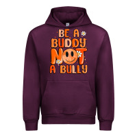 Mauve Wine be a buddy not a bully Urban Hoodie - MaliasSmallBusiness
