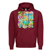 Burgundy he dont love me like tequila does Zipper Hoodie - texasbilliewilder