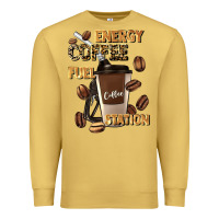 Antique Gold energy coffee fuel station Premium Sweatshirt - Artiststas