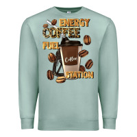 Seafoam energy coffee fuel station Premium Sweatshirt - Artiststas