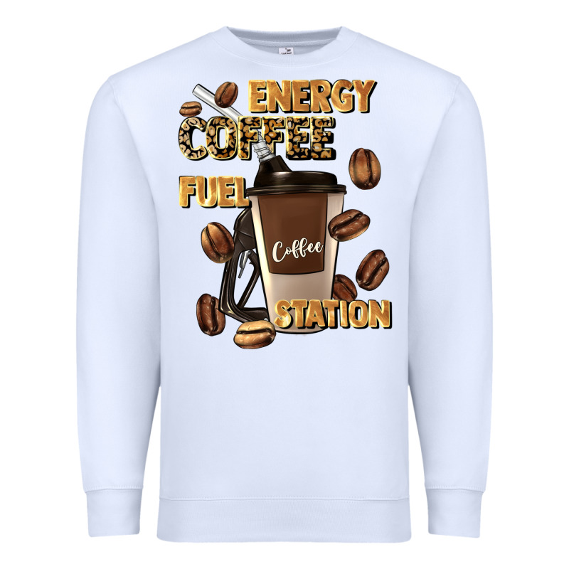 Energy Coffee Fuel Station Premium Sweatshirt by Artiststas | Teevron