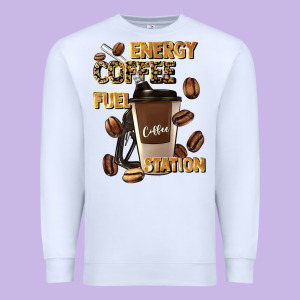 Energy Coffee Fuel Station Premium Sweatshirt Designed By Artiststas