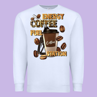 Energy Coffee Fuel Station Premium Sweatshirt Designed By Artiststas