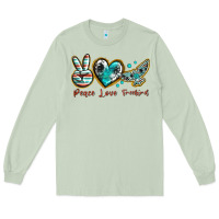 Matcha peace love freebird Long Sleeve Tee - texasbilliewilder