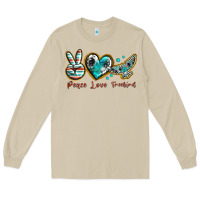 Mushroom peace love freebird Long Sleeve Tee - texasbilliewilder