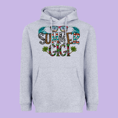 Summer Gigi Heavyweight Hoodie Designed By Cowhidedigitalart