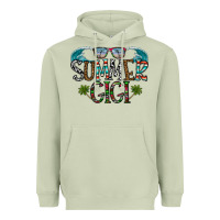 Matcha summer gigi Heavyweight Hoodie - CowhideDigitalArt