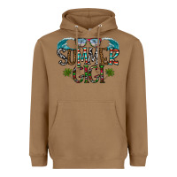 Toasted Coconut summer gigi Heavyweight Hoodie - CowhideDigitalArt