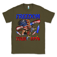 Army Green freedom born to be free tour 1776 Classic Tee - texasbilliewilder