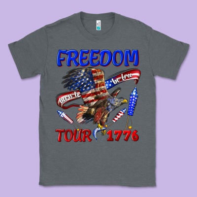 Classic Tee freedom born to be free tour 1776