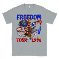 Heather Grey freedom born to be free tour 1776 Classic Tee - texasbilliewilder