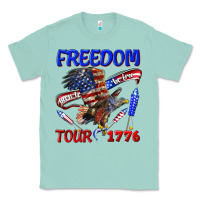 Seafoam freedom born to be free tour 1776 Classic Tee - texasbilliewilder