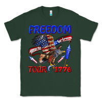 Sports Green freedom born to be free tour 1776 Classic Tee - texasbilliewilder