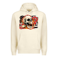 Sandshell firefighter skull Premium Hoodie - AdoDesignShop