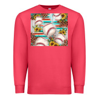 Cardinal baseball leopard sunflower Premium Sweatshirt - JahusDesignShop