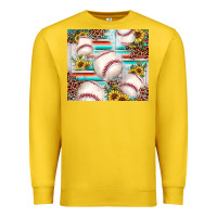Lemon baseball leopard sunflower Premium Sweatshirt - JahusDesignShop