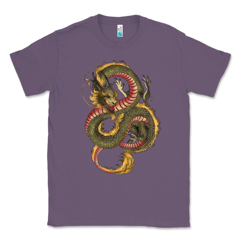 Green And Yellow Dragon Classic Tee by RanaPortraitStore | Teevron