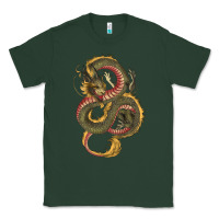 Sports Green green and yellow dragon Classic Tee - RanaPortraitStore