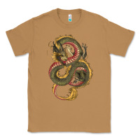 Toasted Coconut green and yellow dragon Classic Tee - RanaPortraitStore
