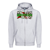 Heather Grey brother soccer Zipper Hoodie - Zillion Design Studio