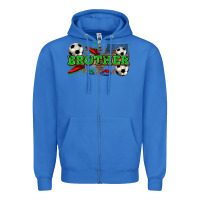 True Royal brother soccer Zipper Hoodie - Zillion Design Studio