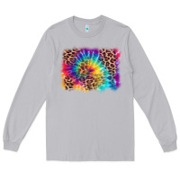 Moon Dust leopard tie dye background Long Sleeve Tee - Zillion Design Studio