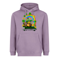 Lavender st patricks shamrock gold beer truck Heavyweight Hoodie - FaDigitalArtStudio