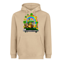 Mushroom st patricks shamrock gold beer truck Heavyweight Hoodie - FaDigitalArtStudio