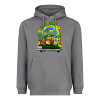 Storm st patricks shamrock gold beer truck Heavyweight Hoodie - FaDigitalArtStudio