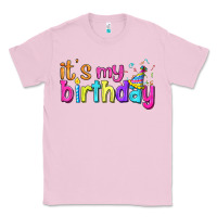 Bubblegum Pink it's my birthday Classic Tee - BundleAndBundleShop