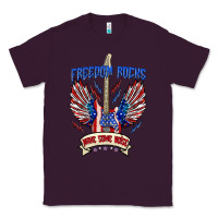 Plum freedom rocks make some noise Classic Tee - texasbilliewilder