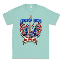 Seafoam freedom rocks make some noise Classic Tee - texasbilliewilder
