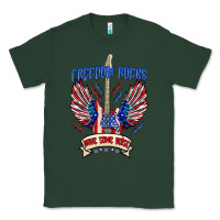 Sports Green freedom rocks make some noise Classic Tee - texasbilliewilder