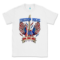 White freedom rocks make some noise Classic Tee - texasbilliewilder