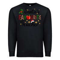 Black santas favourite teacher Premium Sweatshirt - AdoDesignShop