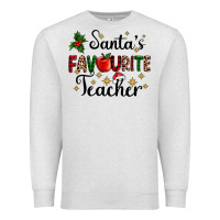 Santas Favourite Teacher Premium Sweatshirt | Teevron