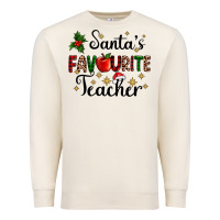 Sandshell santas favourite teacher Premium Sweatshirt - AdoDesignShop
